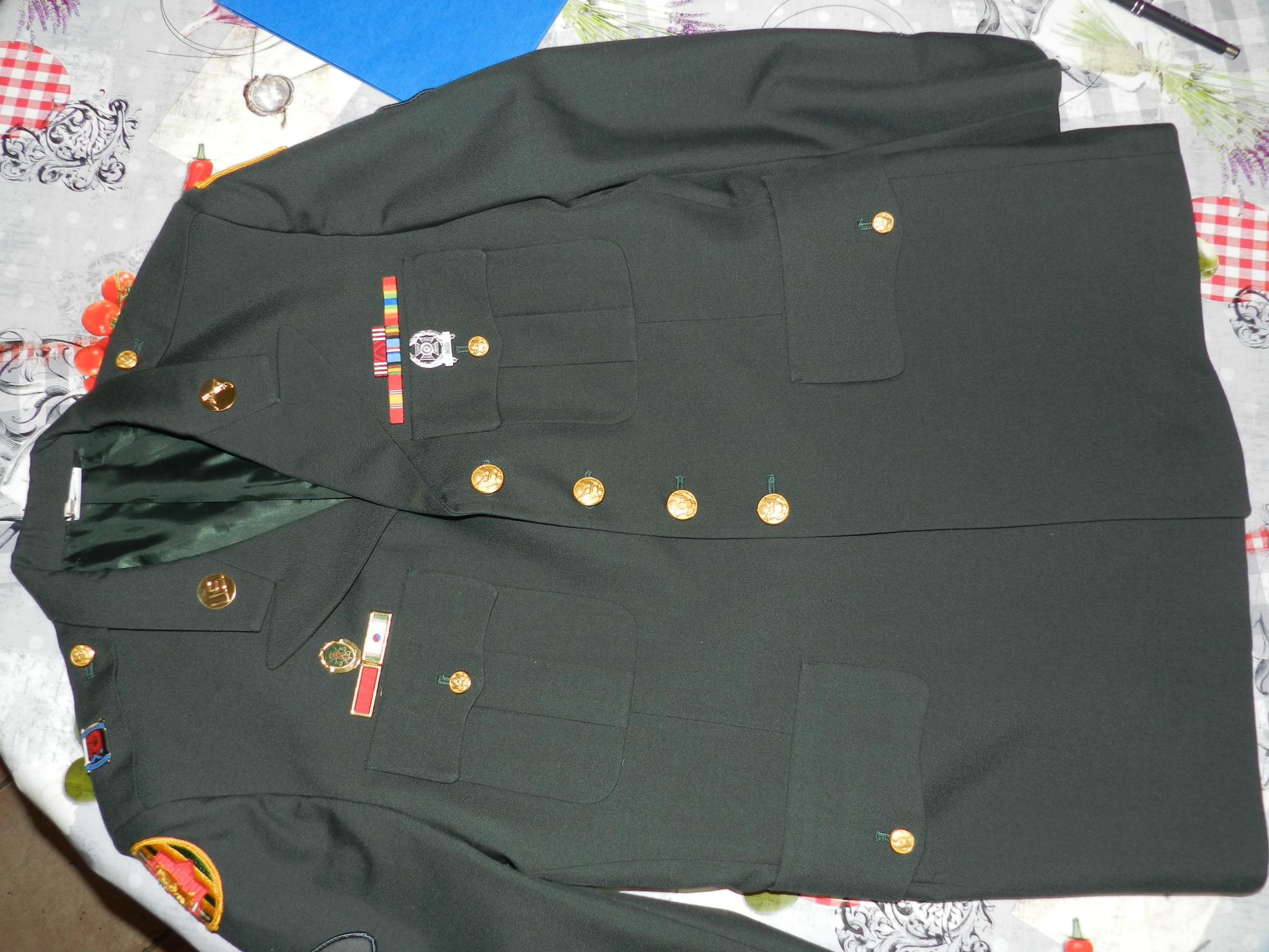 PHOTO VESTE US OFFICIER